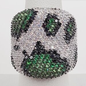 925 Sterling Silver Modern Statement Ring